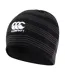Unisex Adult Embroidered Logo Beanie Black Canterbury-3