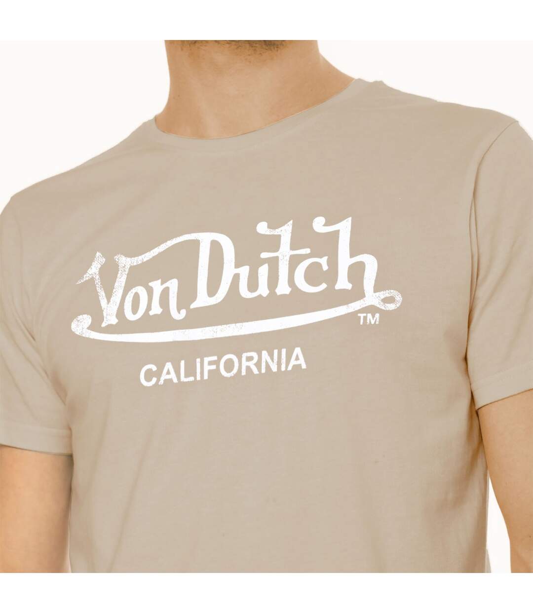 T-shirt homme col rond en coton First Vondutch-2