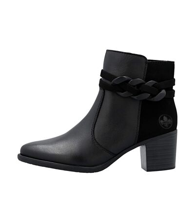 Bottine Cuir Rieker Microstretch