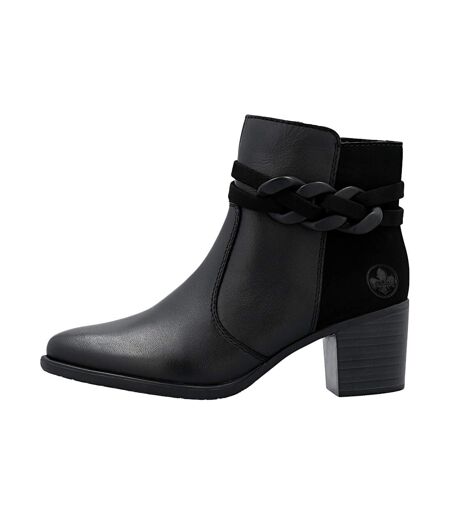 Bottine Cuir Rieker Microstretch