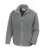 Mens horizon micro high density compact fleece jacket grey Result-1