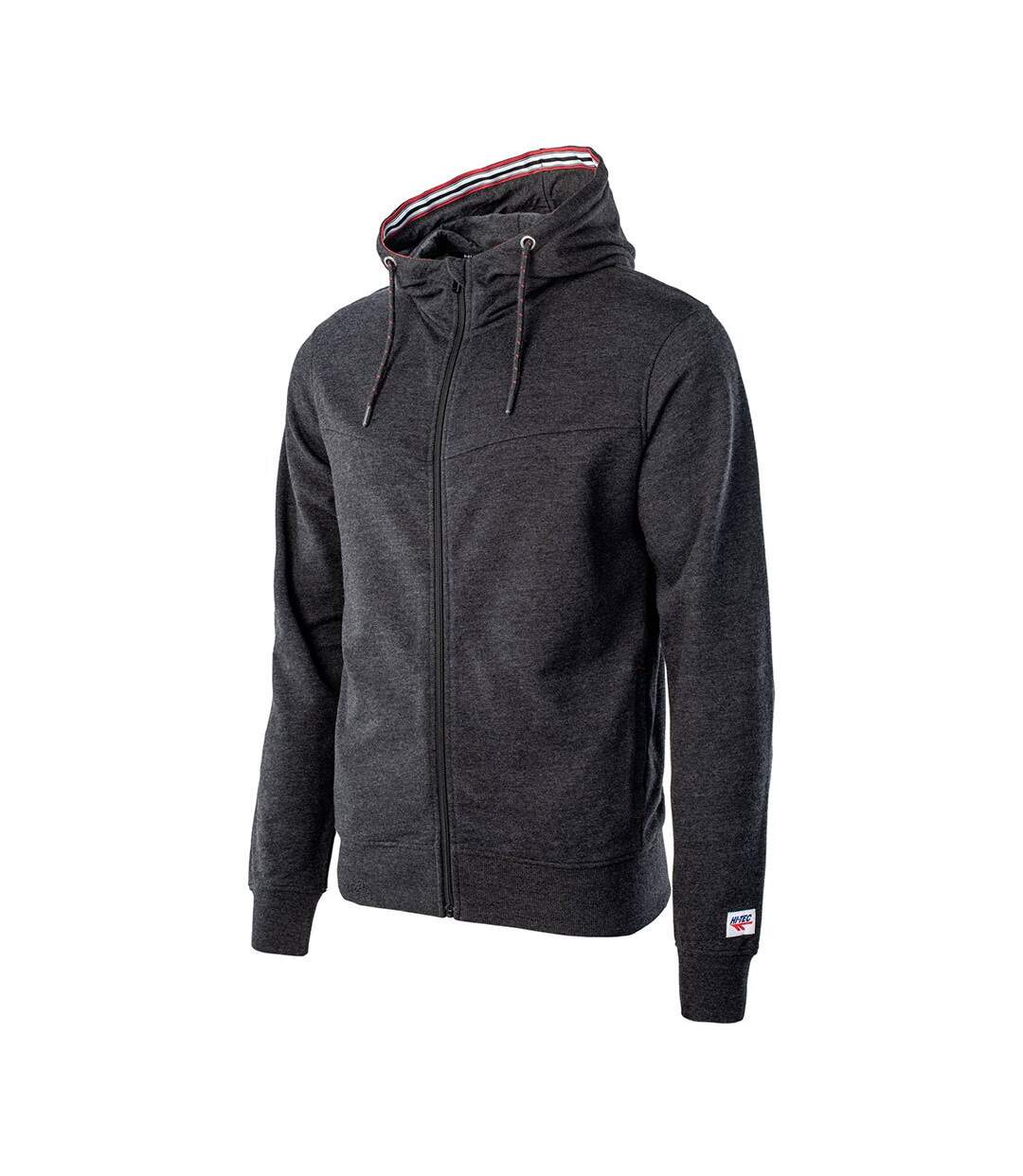 Veste À Capuche Sabarin Homme Noir Chiné Hi-Tec-3