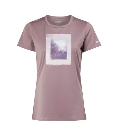 T-shirt fingal femme lavande Regatta