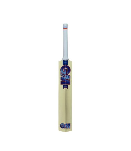 Batte de cricket mana beige / blanc / bleu Gunn And Moore