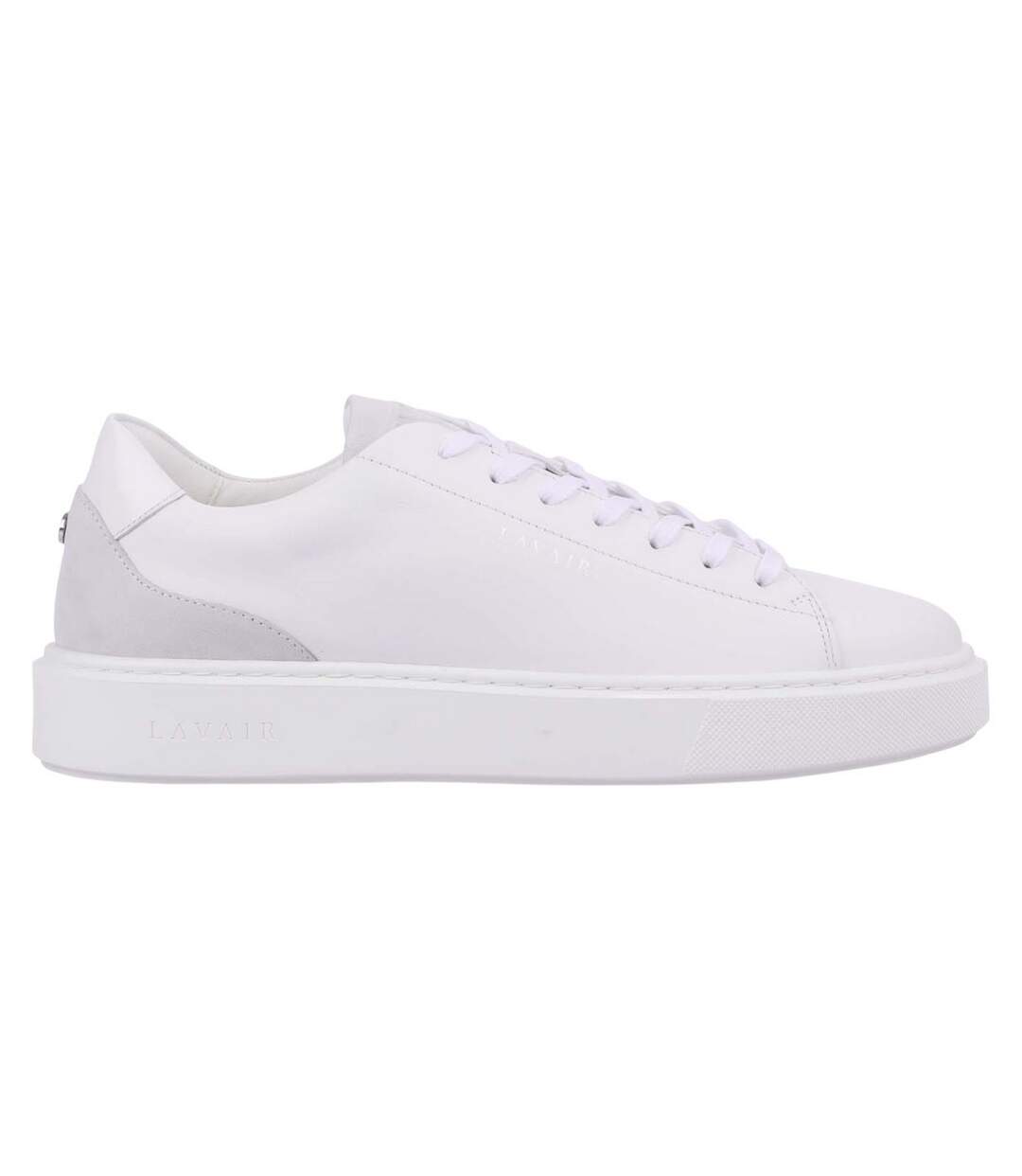 Baskets Style Logo Luna Homme Blanc Gris Lavair-2