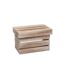 Lot de 3 Boîtes de Rangement Warm 38cm Naturel-3