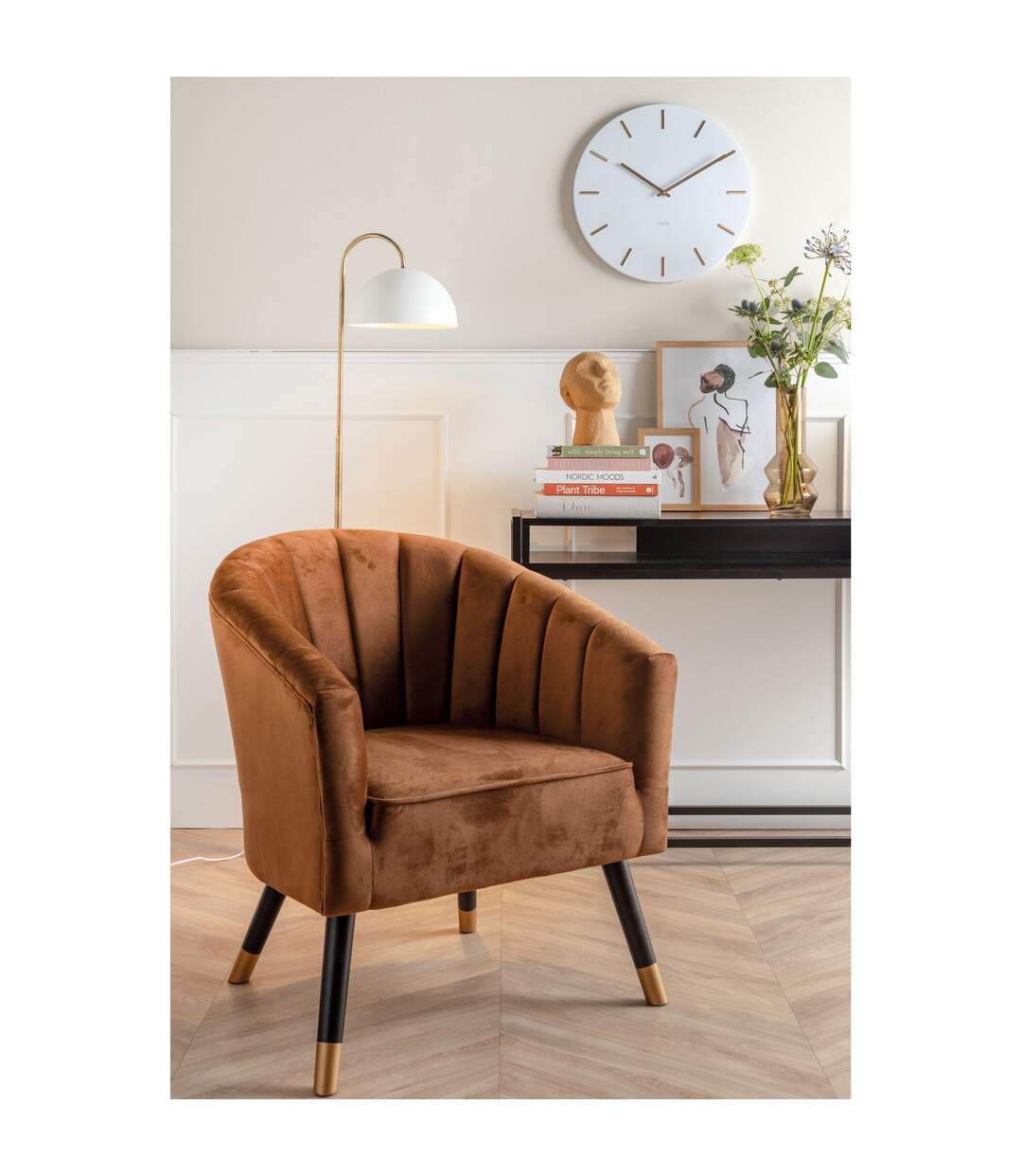 Fauteuil Royal en velours - 1 place-3