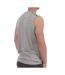 Débardeur gris aux bandes jaunes homme hungaria training pro sleveless - l-2