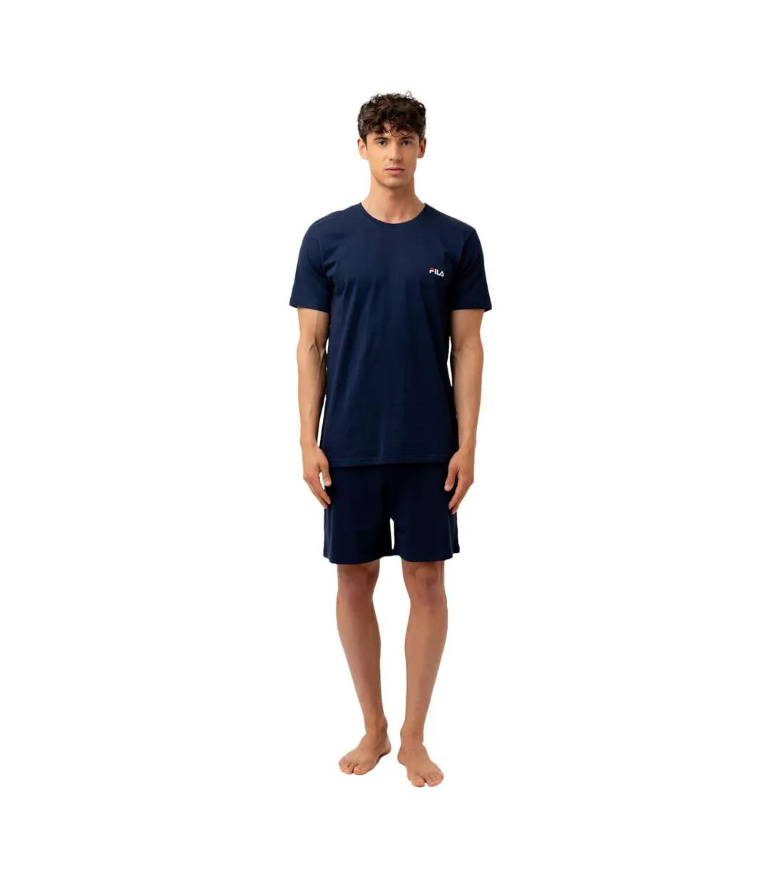 Ensemble pyjama court homme en coton jersey FPS1194 Fila-4