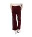 Pantalon en velours prune femme oraije flare - 34-2