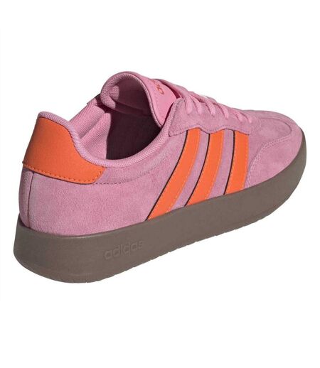 Mens Barreda 3 Stripes Low Platform Trainers Bliss Pink Adidas
