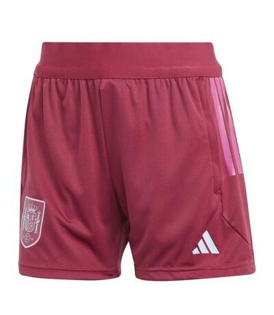 Womens/ladies Tiro 23 Spain Training Shorts Red Adidas