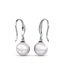 Boucles d'oreilles Pearl Hook, Perle d'Autriche, Cristal d'Autriche