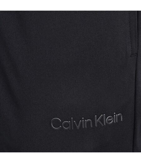 Mens Plain Jogging Bottoms Black Calvin Klein