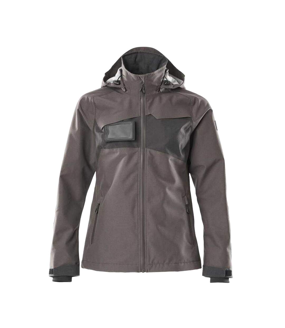 Womens/ladies Accelerate Shell Jacket Dark Anthracite Black Mascot-1