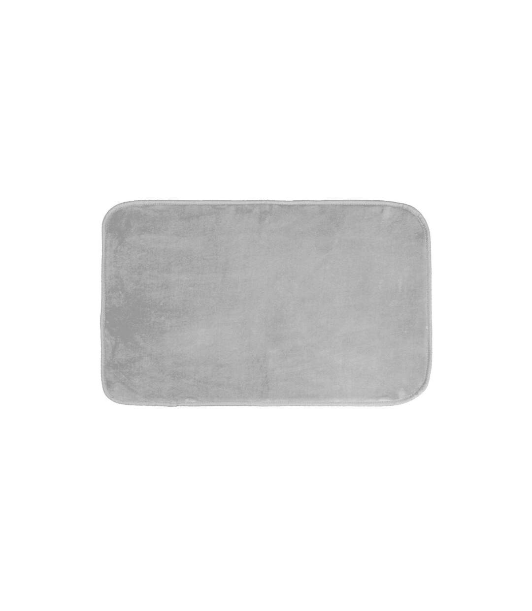 Tapis de Bain Microfibre Vitamine II 45x75cm Gris Clair-2