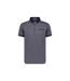 Polo homme en jacquard et motif graphique HYPHEN