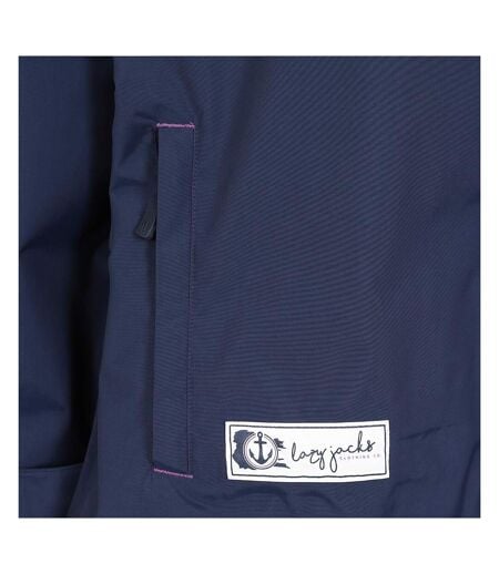 Veste Imperméable Femme Bleu Mer Lazy Jacks
