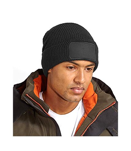 Beechfield Adults Thinsulate Printers Beanie (Black) - UTPC3366