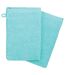 Lot de 2 Gants de Toilette Confort 15x21cm Aqua-1