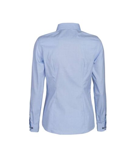 Womens/ladies Baltimore Formal Shirt Light Blue Harvest