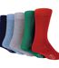 5 Pack Mens Plain Coloured Bamboo Dress Socks-2