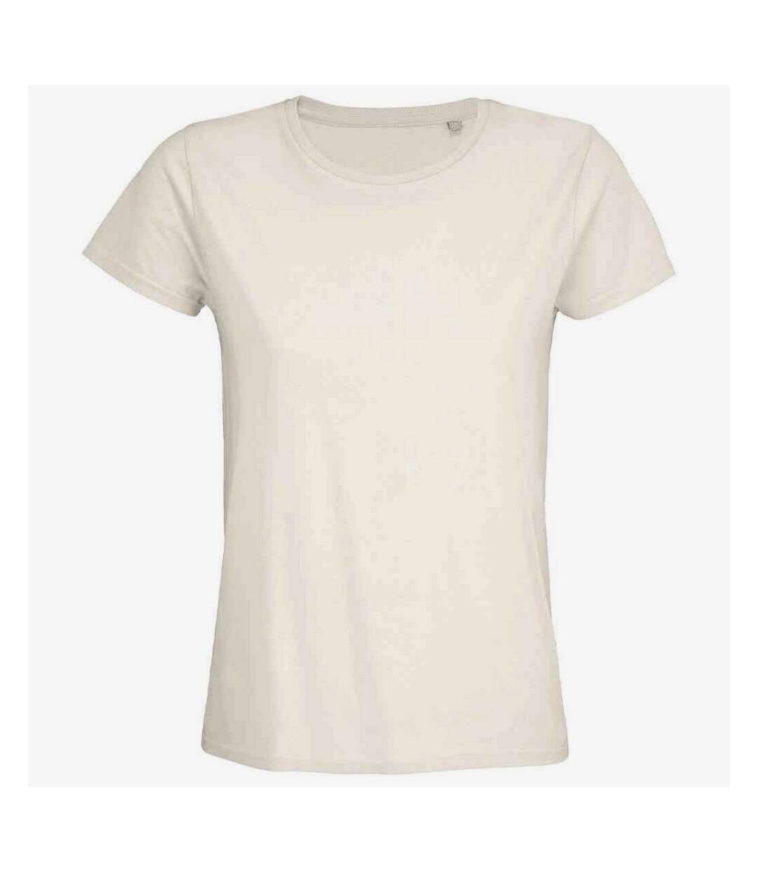 T-shirt pioneer femme blanc cassé SOLS