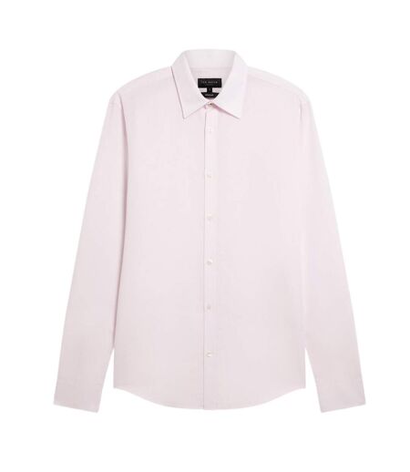 Chemise Manches Longues Homme Rose Clair Ted Baker