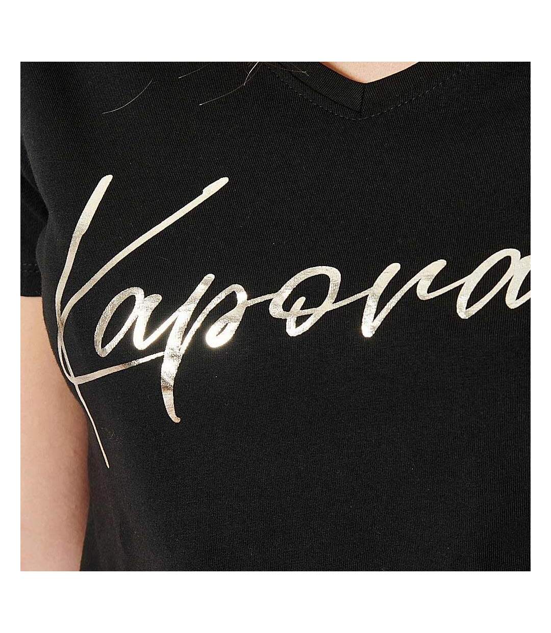 T-shirt noir femme kaporal frane24w11-blk - xs-3