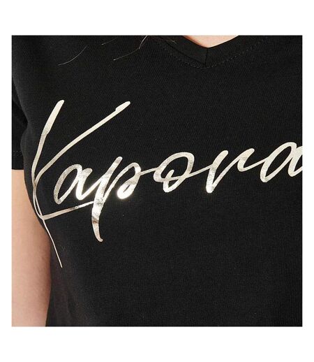T-shirt noir femme kaporal frane24w11-blk - xs
