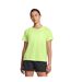 T-shirt Manches Courtes Course À Pied Femme Vert Under Armour-4