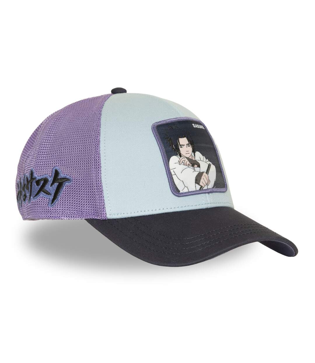 Casquette Baseball premium avec filet Naruto Shippuden Sasuke Capslab-4