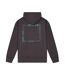 Mens Davido Long-sleeved Hoodie Coal Nicce-2