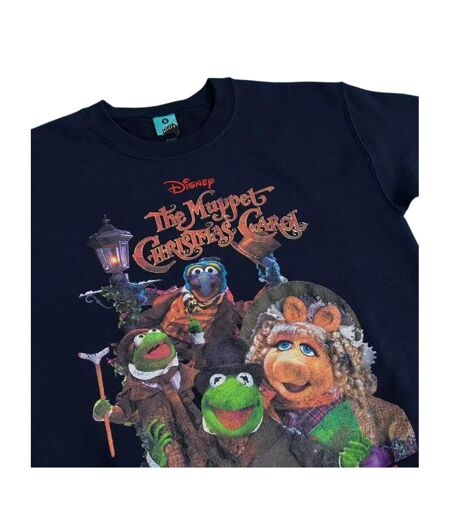 Sweat Adulte Bleu Marine The Muppets Christmas Carol