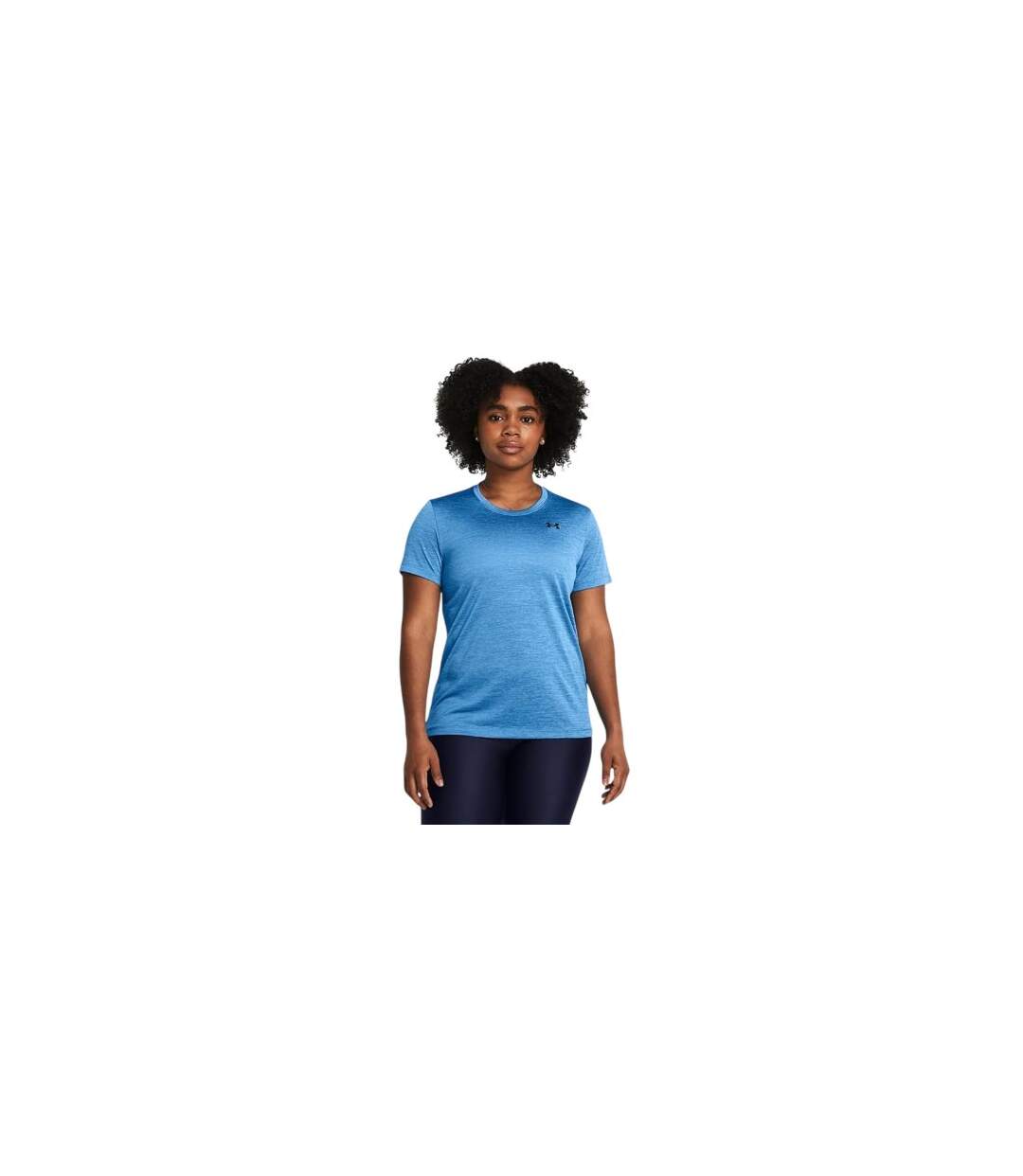 T-shirt Manches Courtes Motif/style À Nœud Femme Bleu Under Armour-1