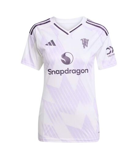 Maillot Extérieur Motif/style Manchester United Fc 25/26 Femme Blanc Adidas