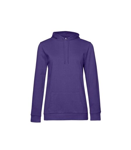 B&c Womens/ladies Sweat À Capuche Violet BANDC