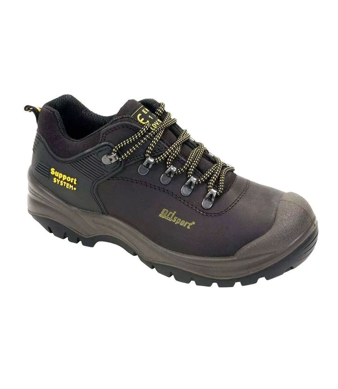 Chaussures De Sécurité Worker Homme Noir Grisport-1