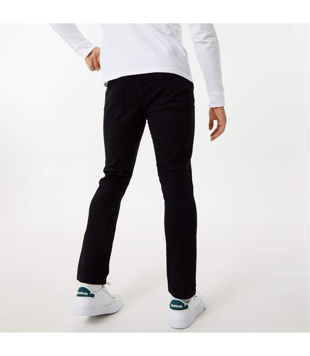 Mens Denim Faded Slim Jeans Black Jack Wills-2