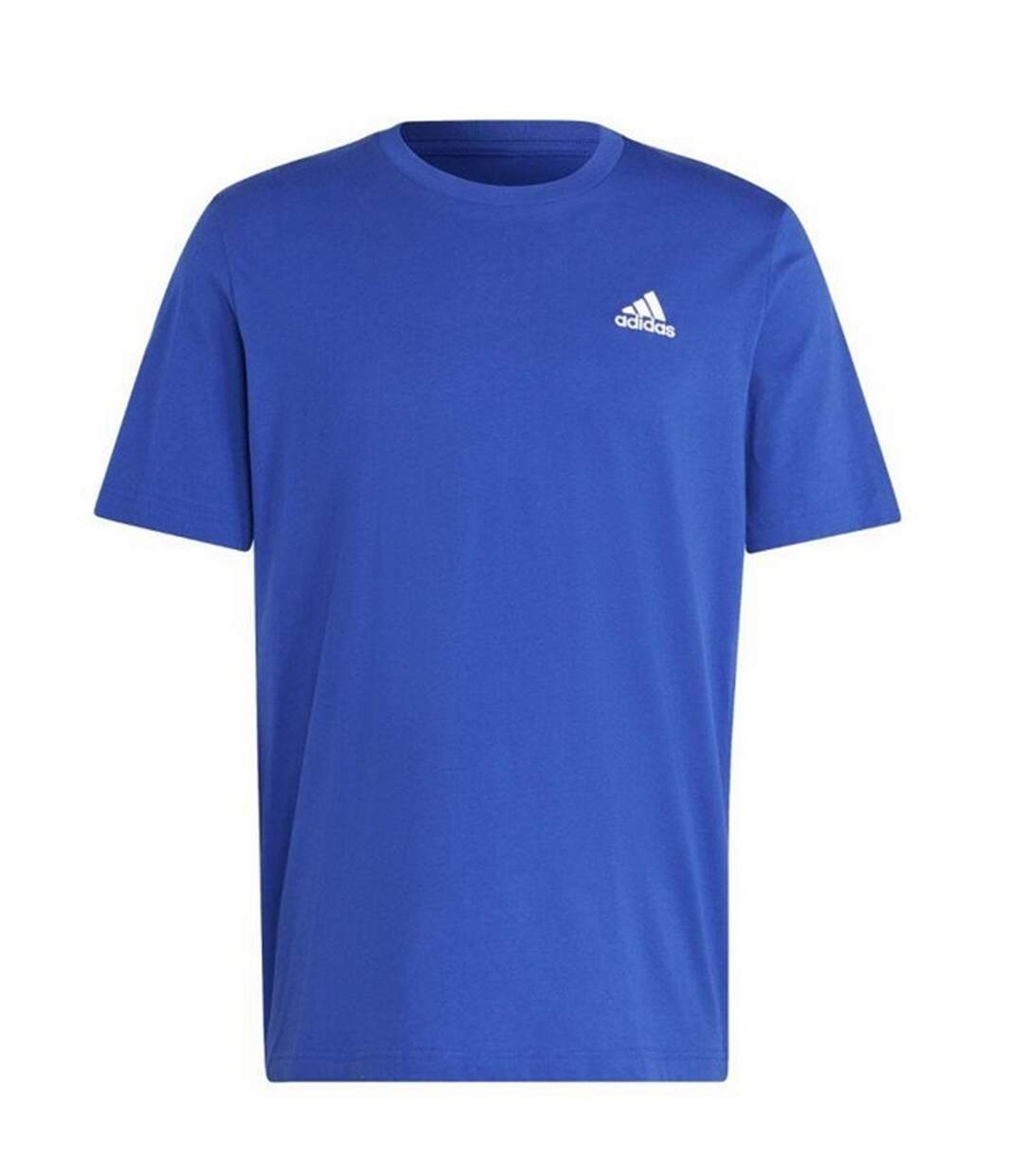 T-shirt Style Logo Brodé Essentials Homme Bleu Adidas-2