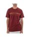 T-shirt bordeaux homme hurley hunter-1