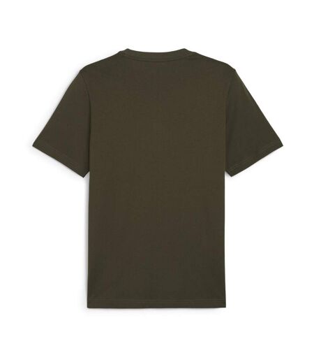 T-shirt kaki homme puma ess+ 2
