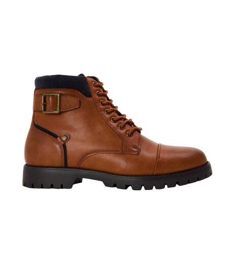 Bottines De Combat Motif/style Uni Homme Marron Original Penguin