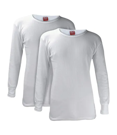 Heat Holders - Lot De 2 Homme Sous Vetements Thermqiue Manche Longue T-shirt