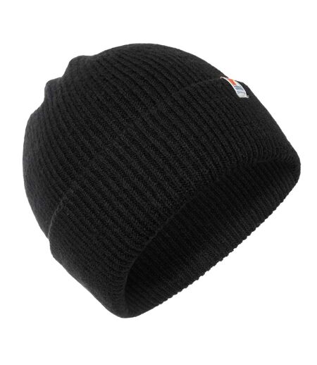 Unisex Adult Ribbed Beanie Black SoulCal