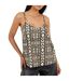 Débardeur Motif/style Imprimé Serpent Flowy Femme Marron Serpent Brave Soul-2