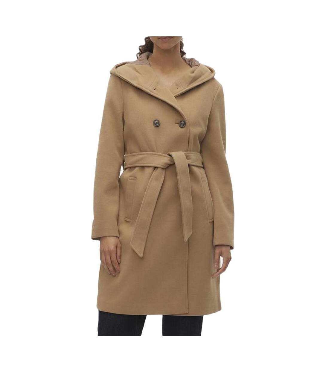 Manteau Marron Femme Vero Moda Fiona - XS-1