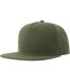 Unisex Adult 5 Panel Snapback Baseball Cap Olive Atlantis-1
