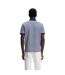 Mens Striped Short-sleeved Polo Shirt Blue White Hugo-3