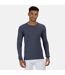 T-shirt Thermique Hommes Bleu Denim Regatta-1